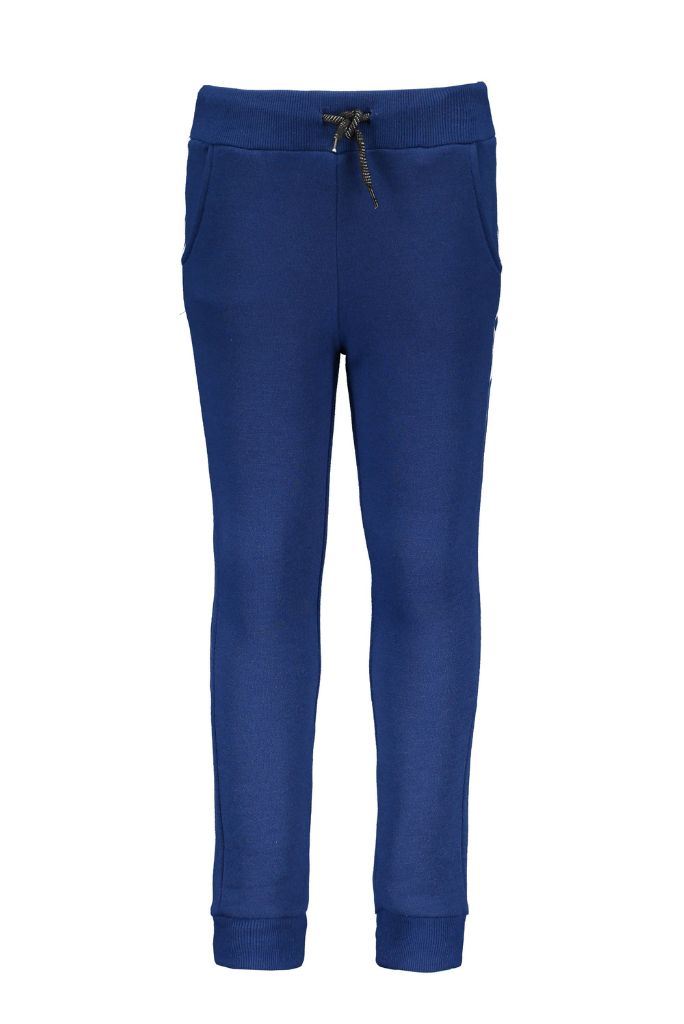 Boys Navy Trackpants by B.Nosy | Front View