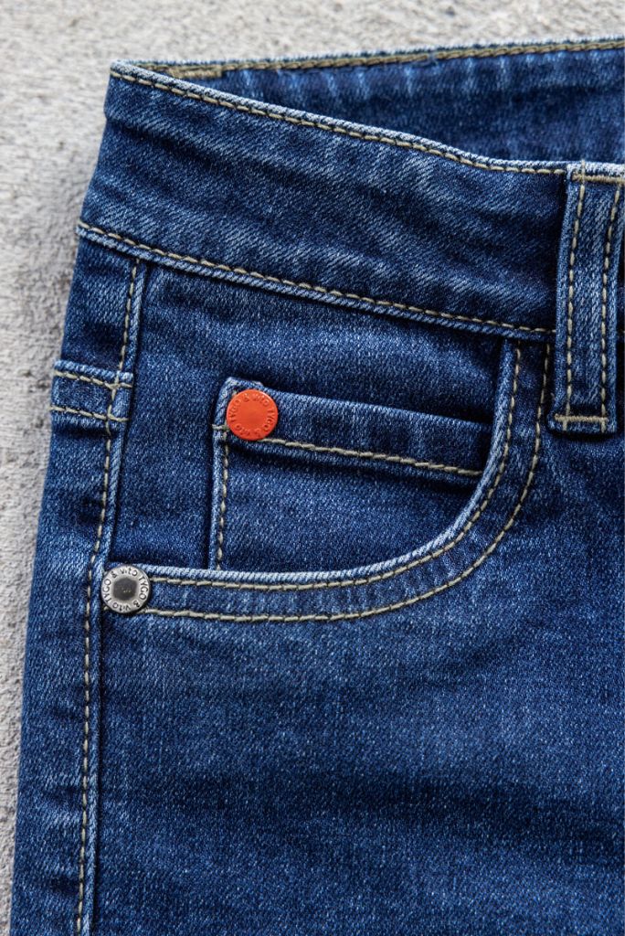 Boys Skinny Jeans Dark Used by TYGO & vito | Close Pocket View