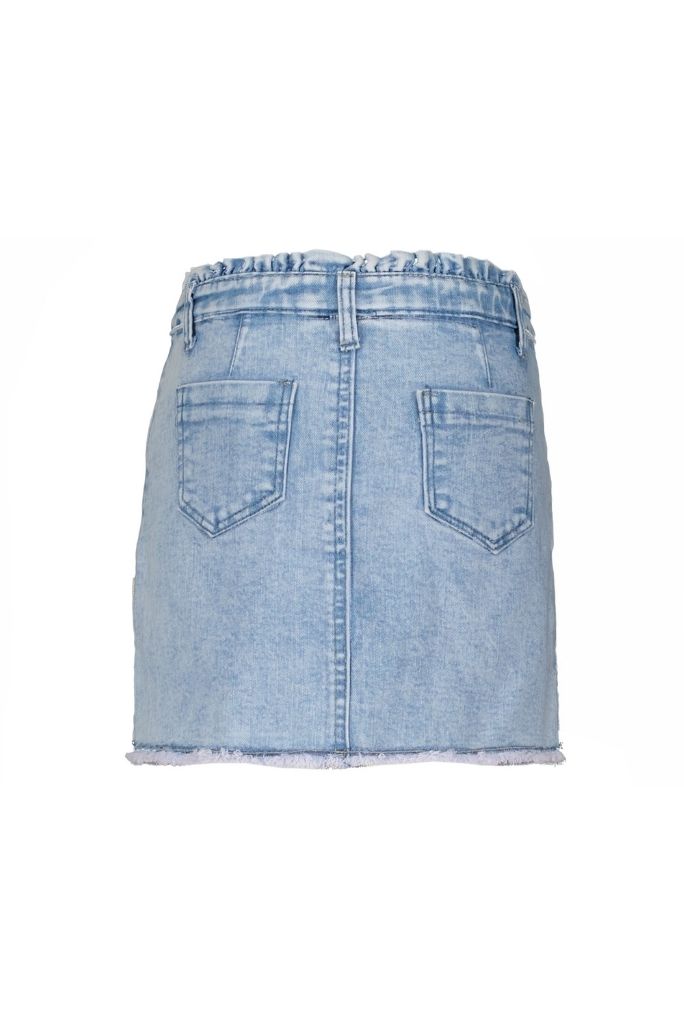 Girls Denim Skirt Light Blue