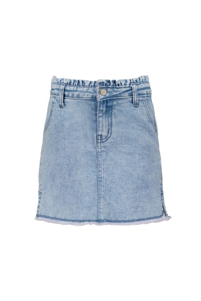 Girls Denim Skirt Light Blue