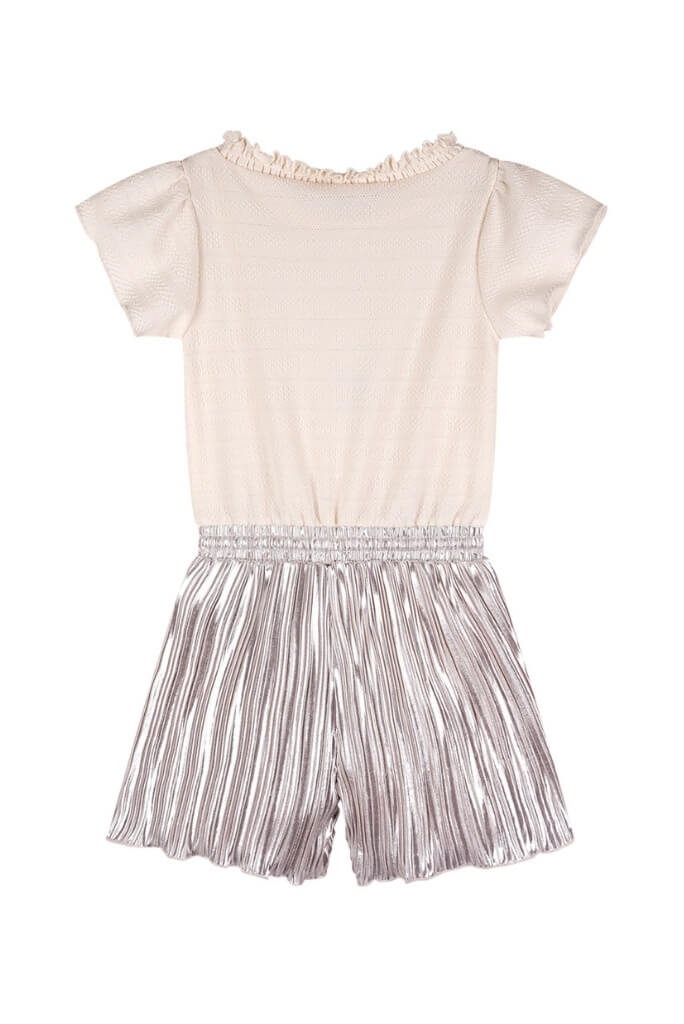 Girls Playsuit Syl in ivory by NONO | Back View