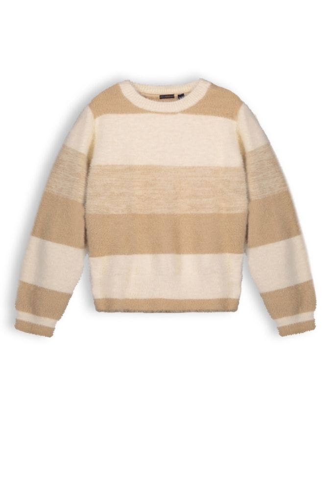 Girls Stripe Sweater Ketan | Front View