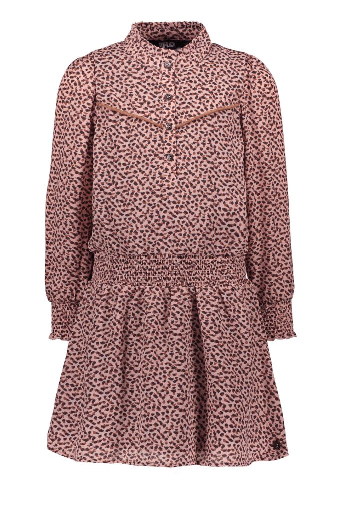 Old Pink Dot Print Dress | Front View