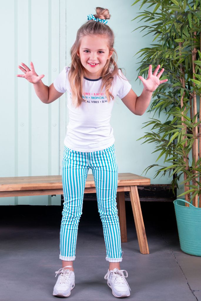 Stripe Skinny Pants