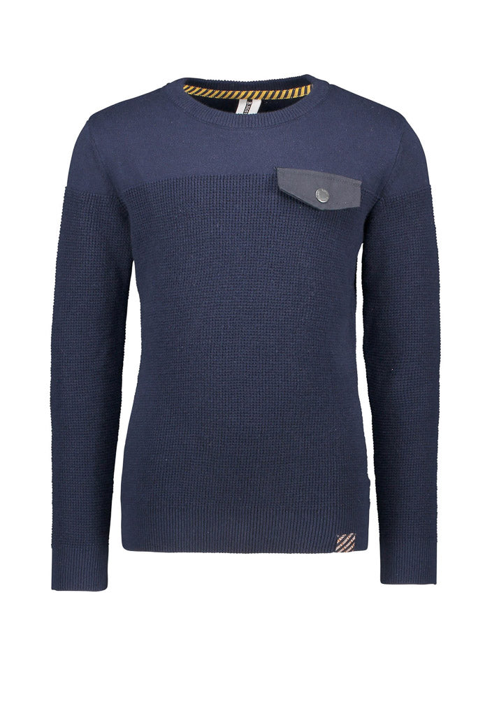 Boys Blue Knitted Sweater