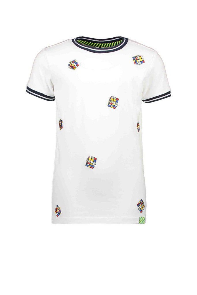 Boys Cube Print T-Shirt