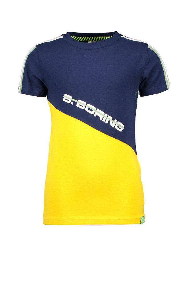 B.Nosy Boys Slanted Cut And Sew Tee