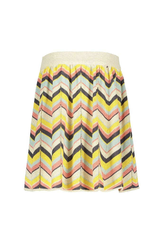 Like FLO Girls Fancy Knitted Zigzag Skirt