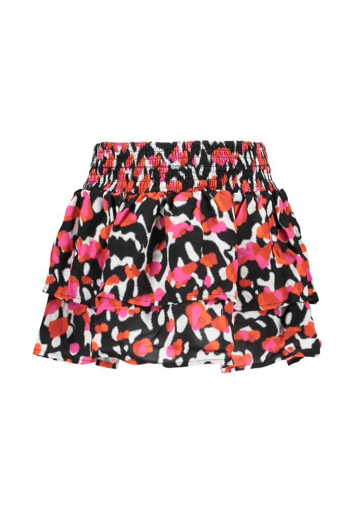 Girls Multi-coloured Ruffle Skirt