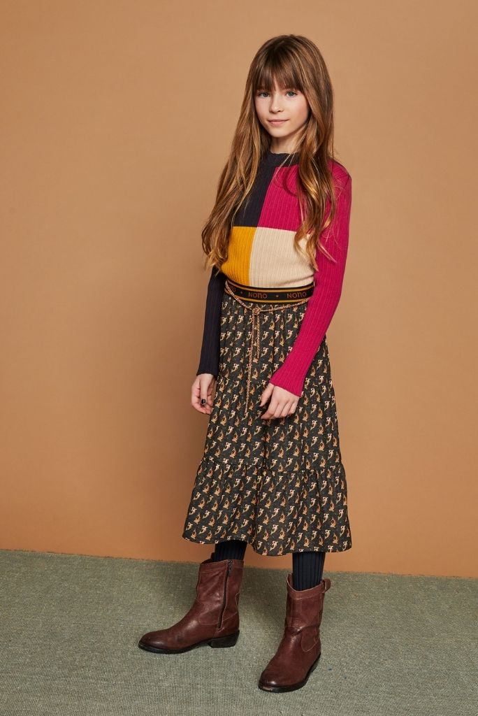 Girls Maxi Skirt Nael by NoNo | Front View