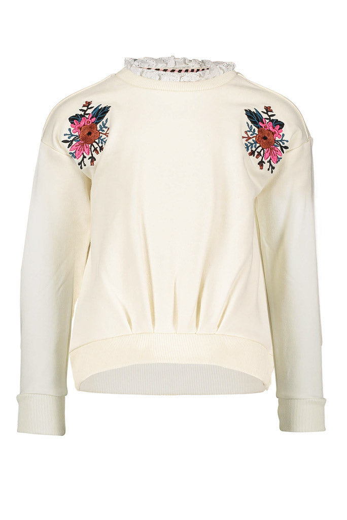 Girls Sweater With Embroidery