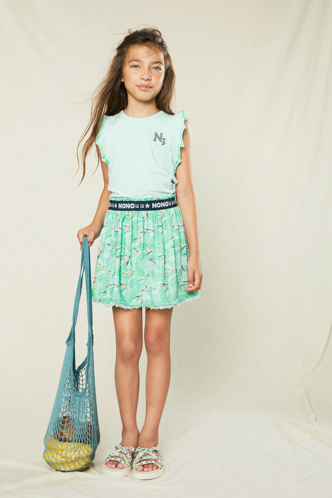 Girls reversible skirt Nele by NoNo | View of both sides