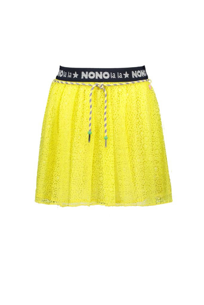 NONO Girls Nisa Lace Skirt - Yellow