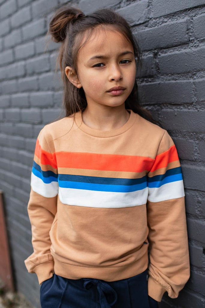 Quapi girls sweatshirt Kelly - caramel
