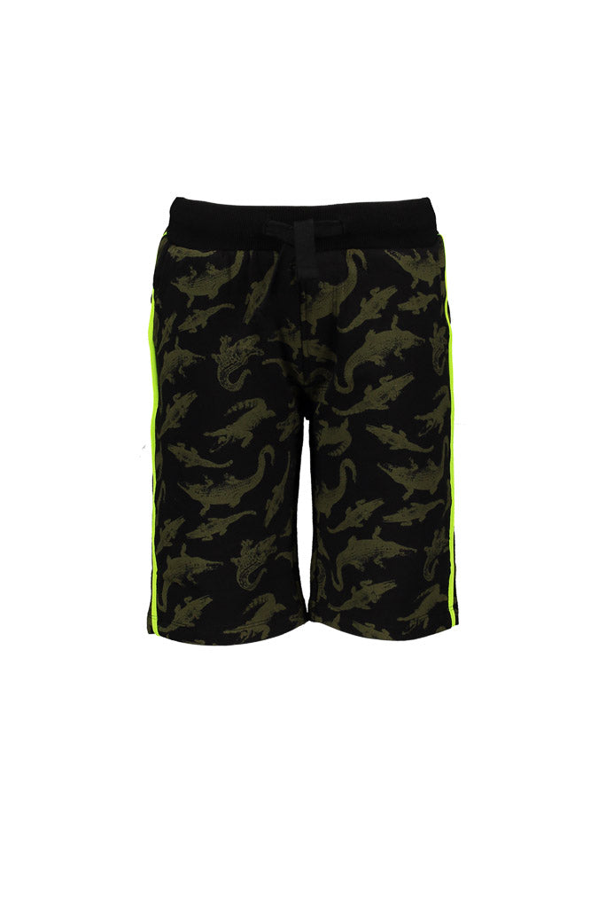 TYGO Boys Organic Crocodile Print Sweat Shorts