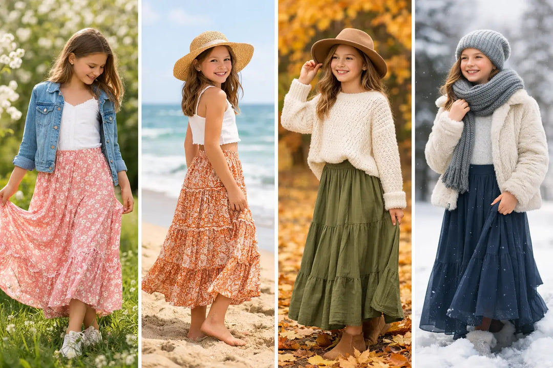 Girls Maxi Skirt Style Guide for Every Season
