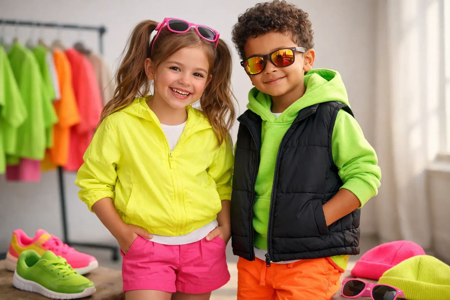 How to Style Neon Children's Clothes