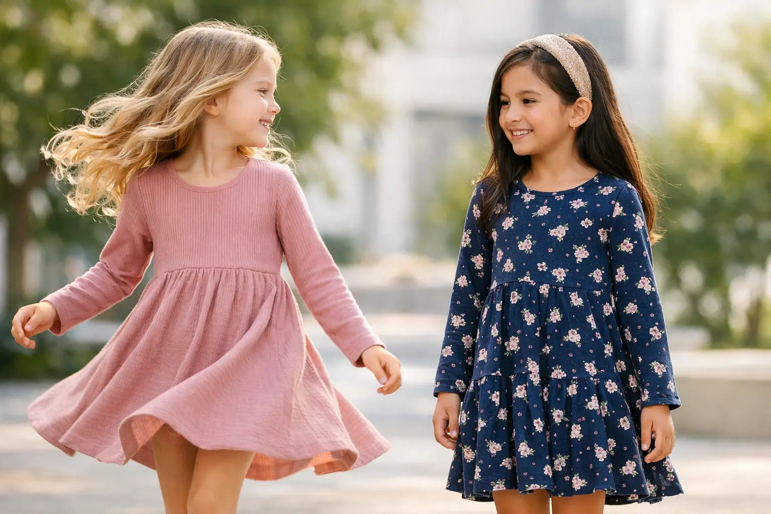 girls long sleeve dresses australia for cooler weather