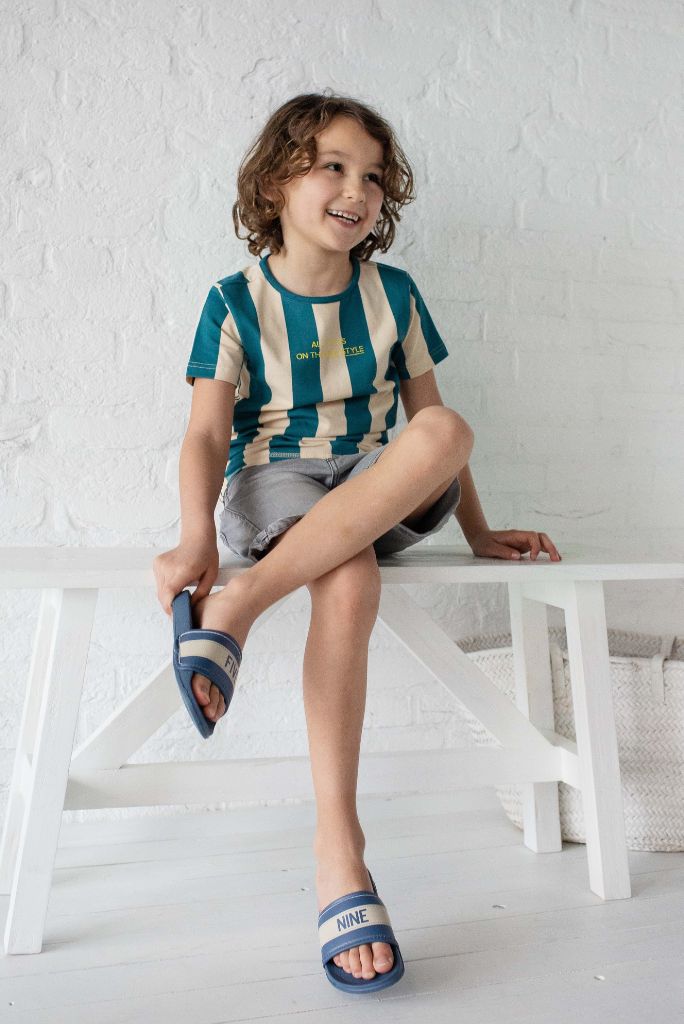 Quapi Boys Fergus Stripe T-Shirt