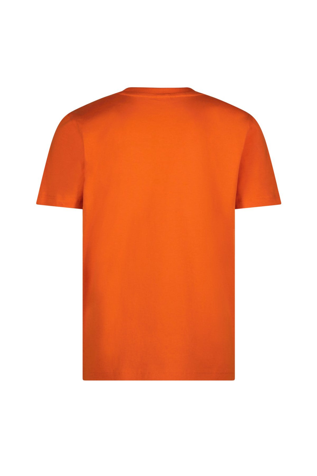 Orange t-shirt on a white background