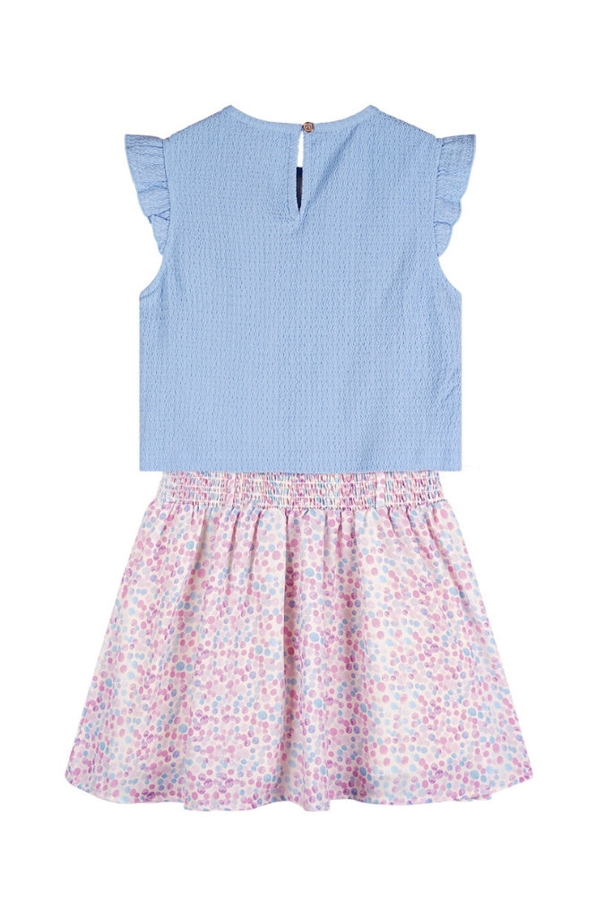 Mayke Dress Blue by NONO | Back View
