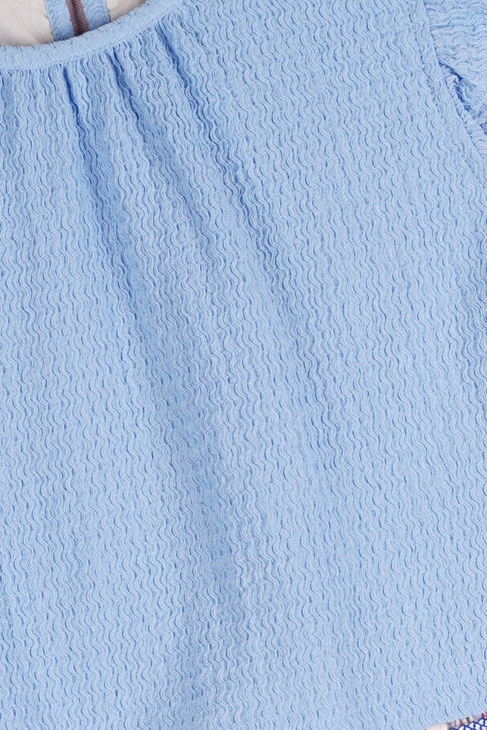 Mayke Dress Blue by NONO | Close View