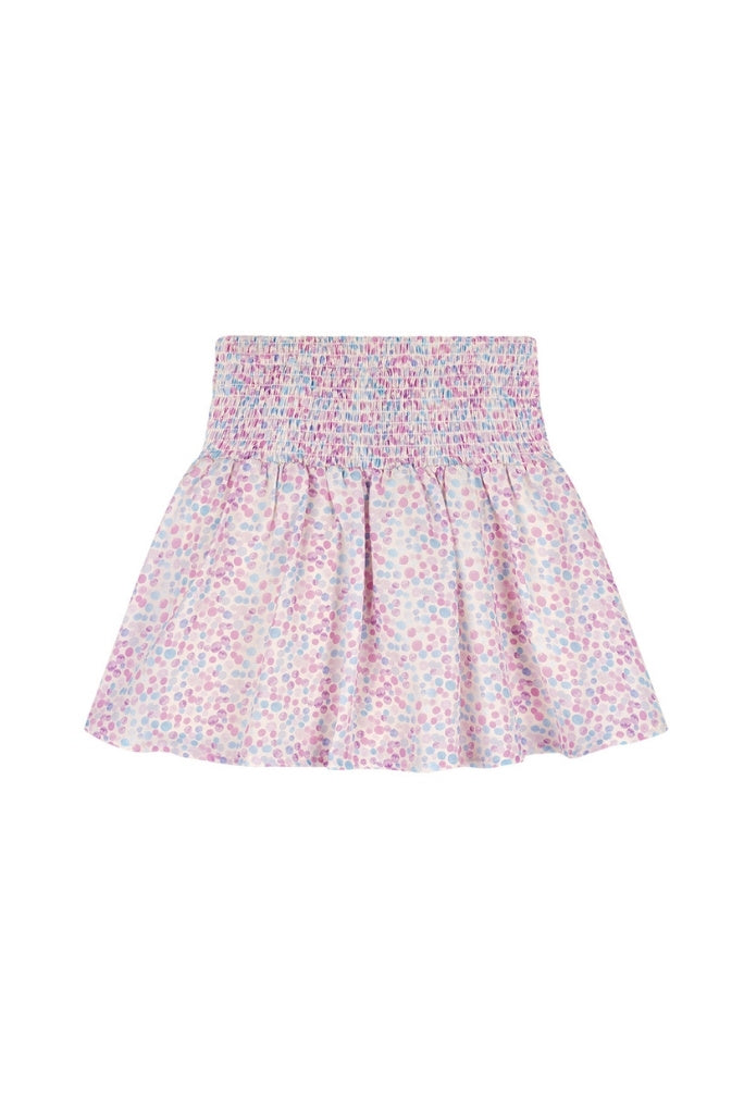 Naret AOP Skirt with Bow Purple | Back View