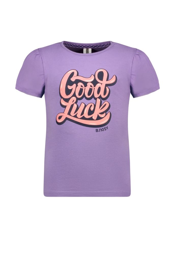 B.Nosy Girls Basic Purple Tee