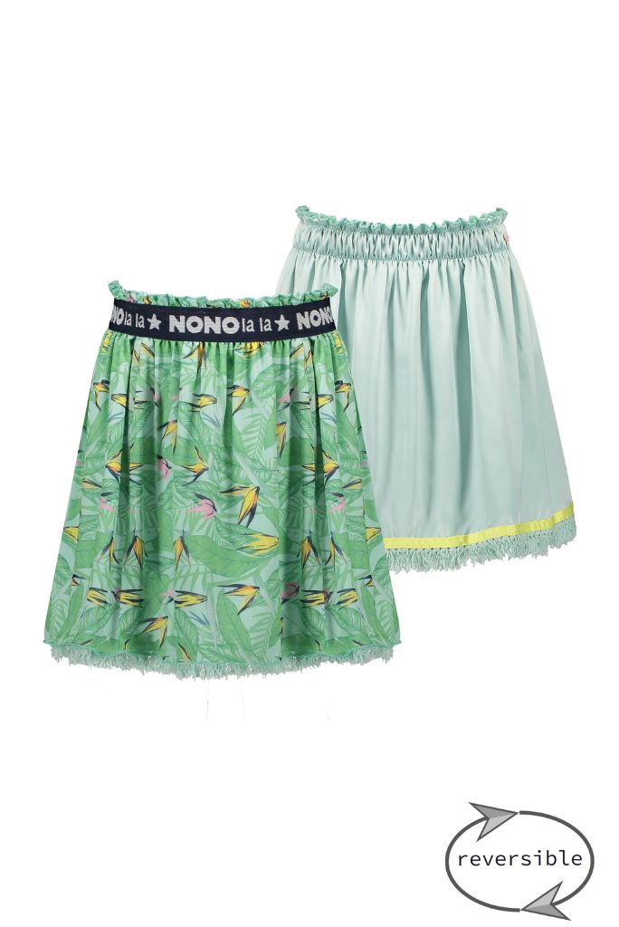 Girls reversible skirt Nele by NoNo | View of both sides