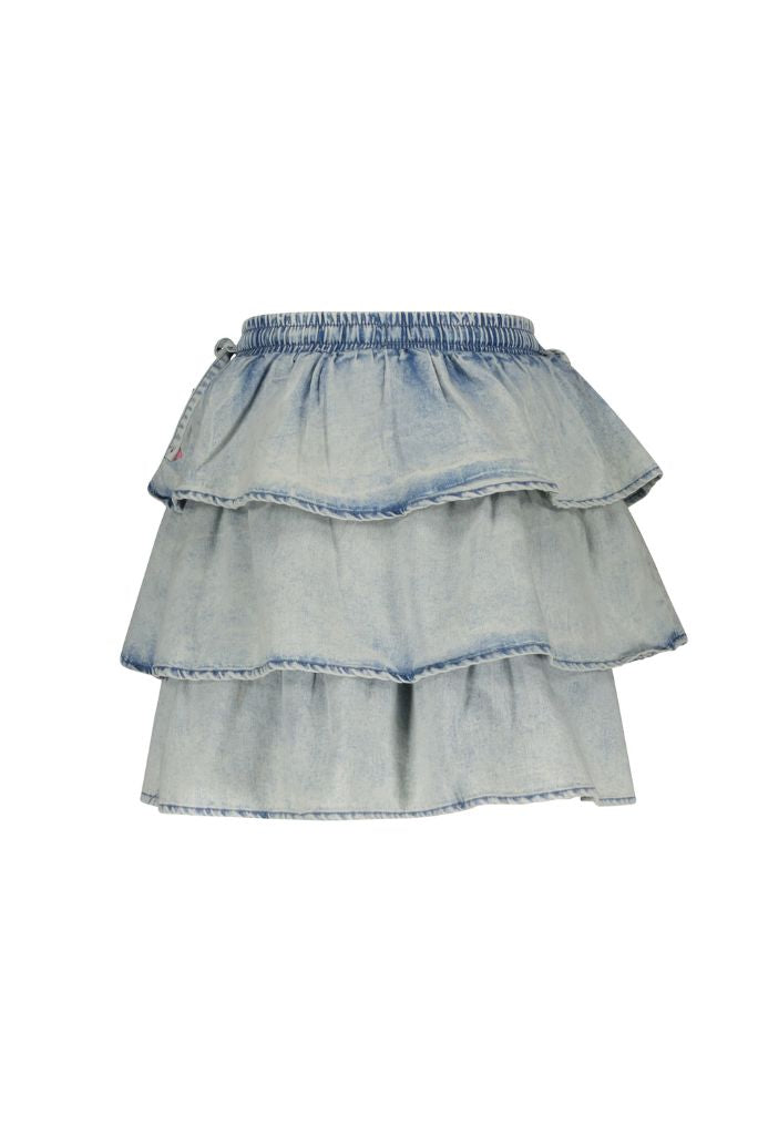 Le Chic Girls TWAIN Denim Layered Skirt