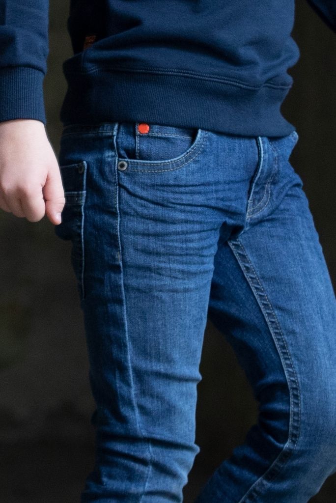 Boys Straight Skinny Jeans | Close View