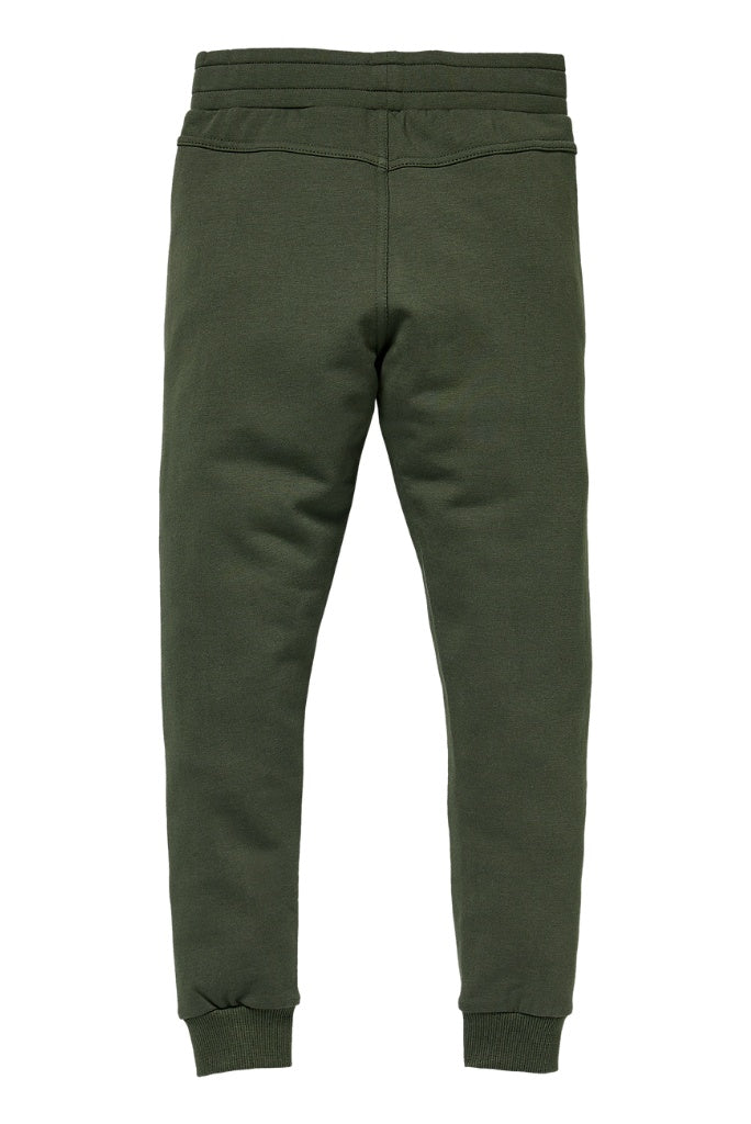 Boys Green Track Pants Koert by Quapi | Back View