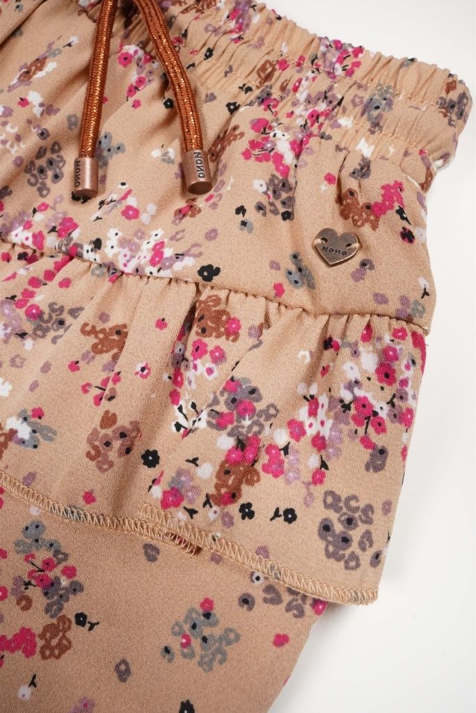 Girls Skirt Neva with Flowers and Ruffles by NoNo | Close View