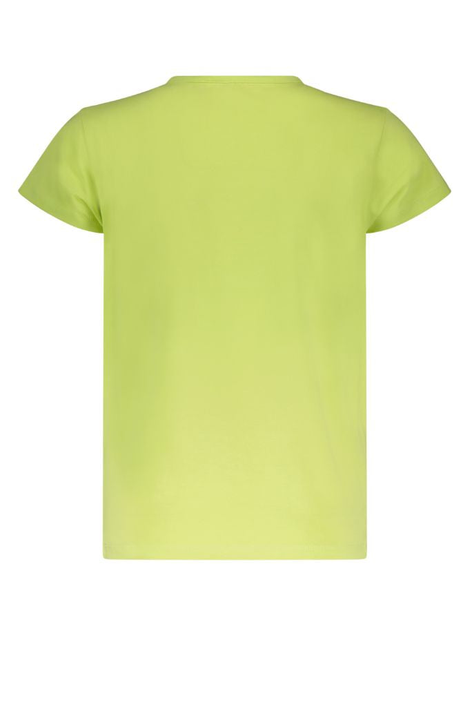 Basic Tee With Embroidery - Green