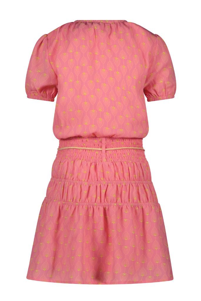 NONO Girls Pink Manyu Dress | Kids Designer Dresses