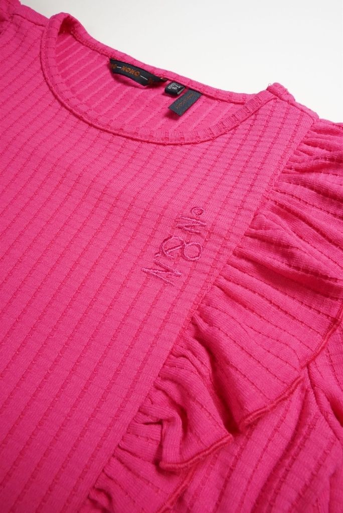 Girls pink top Klari by NoNo | Close View