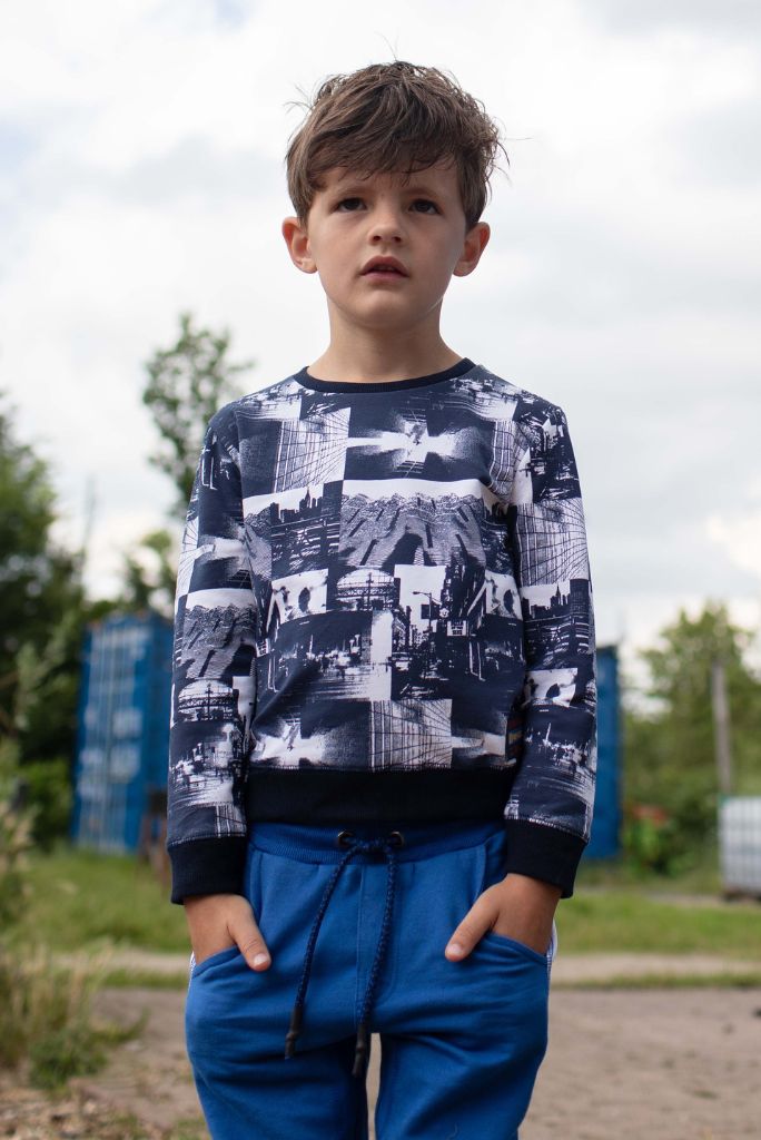 Boys Kenzio Photo Print AOP Jumper