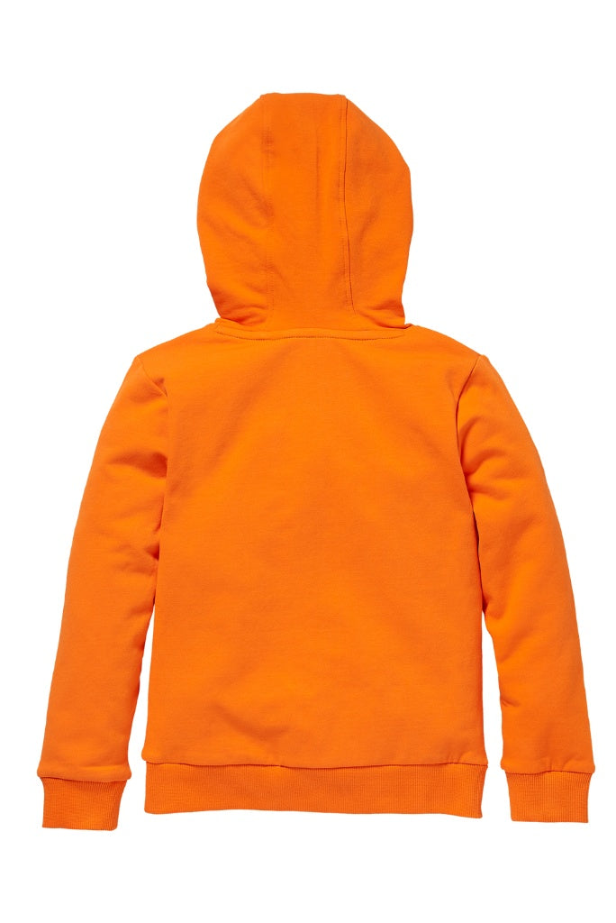 Boys Orange Hoodie Knox by Quapi | Back View