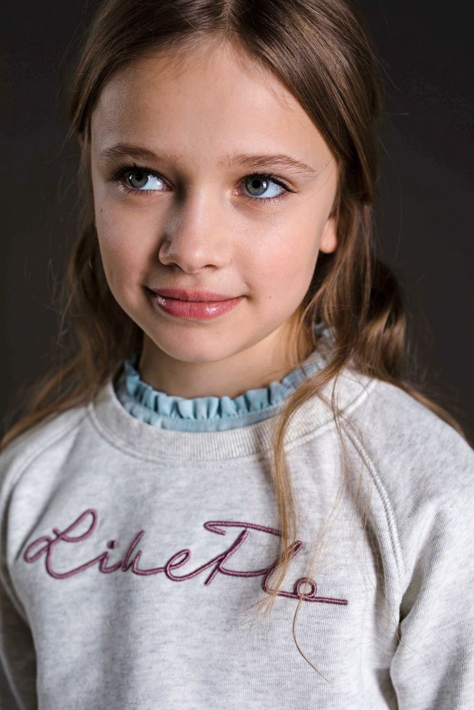 Jumper with Turtleneck Detail for girls | close view