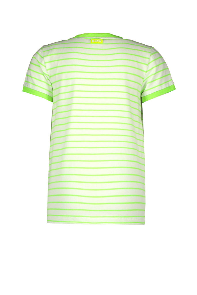 BNosy Boys Organic Green Stripe T-Shirt