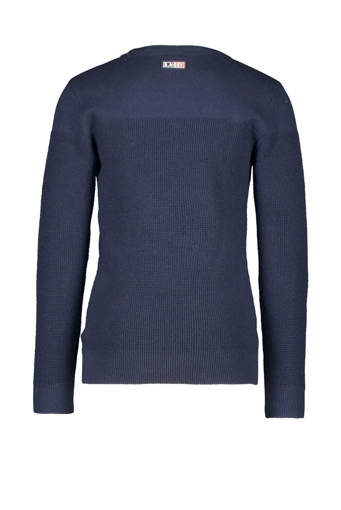 Boys Blue Knitted Sweater