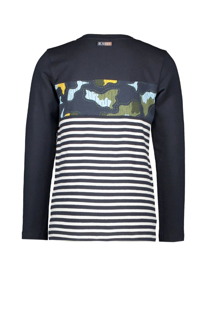 Boys Stripe Long Sleeve Tee