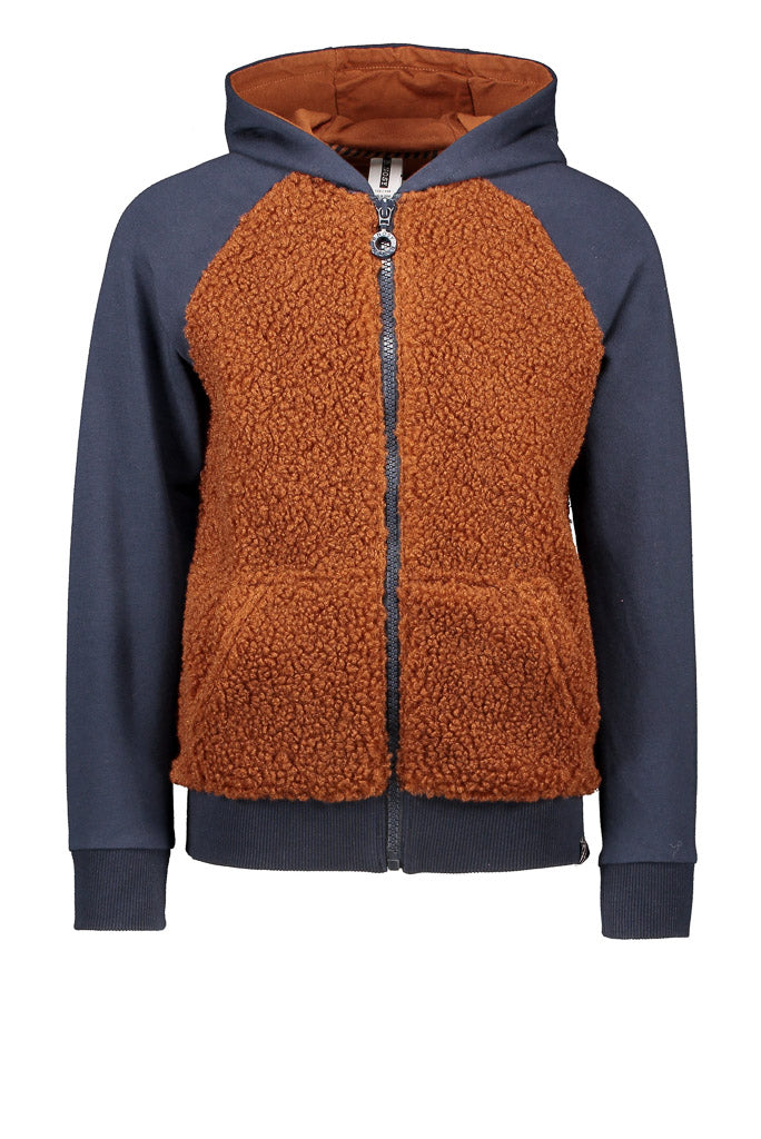 Boys Brown Teddy Jacket