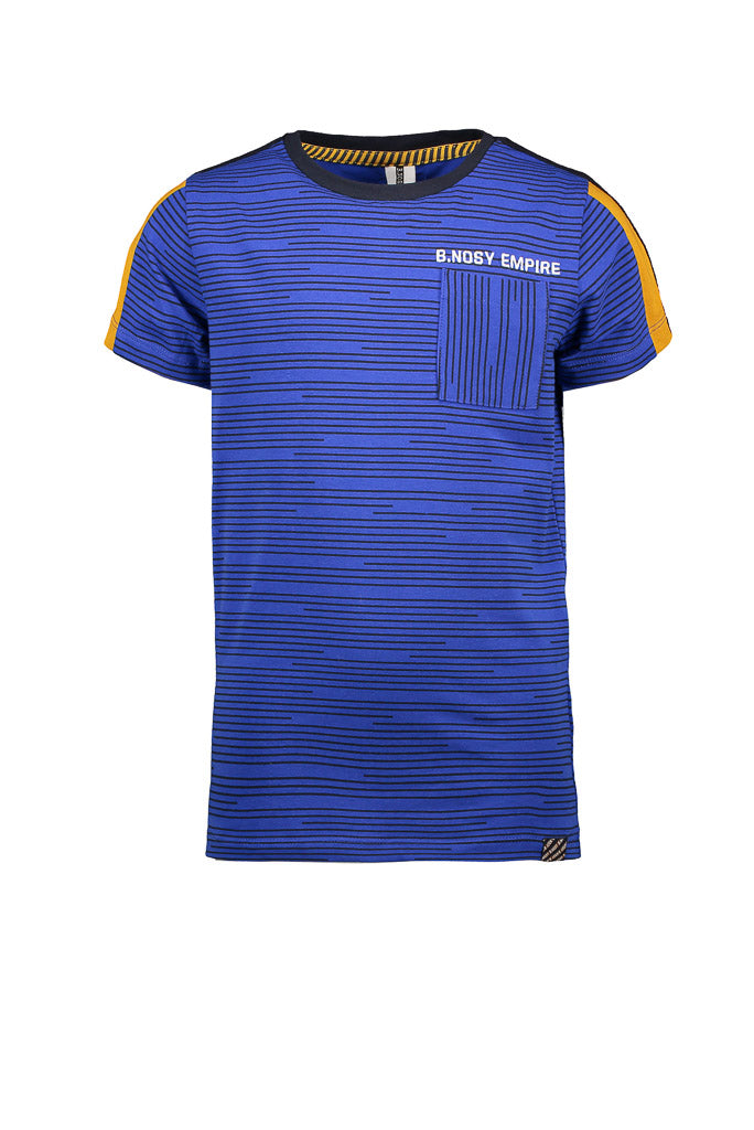 Boys Blue Empire Stripe Tee