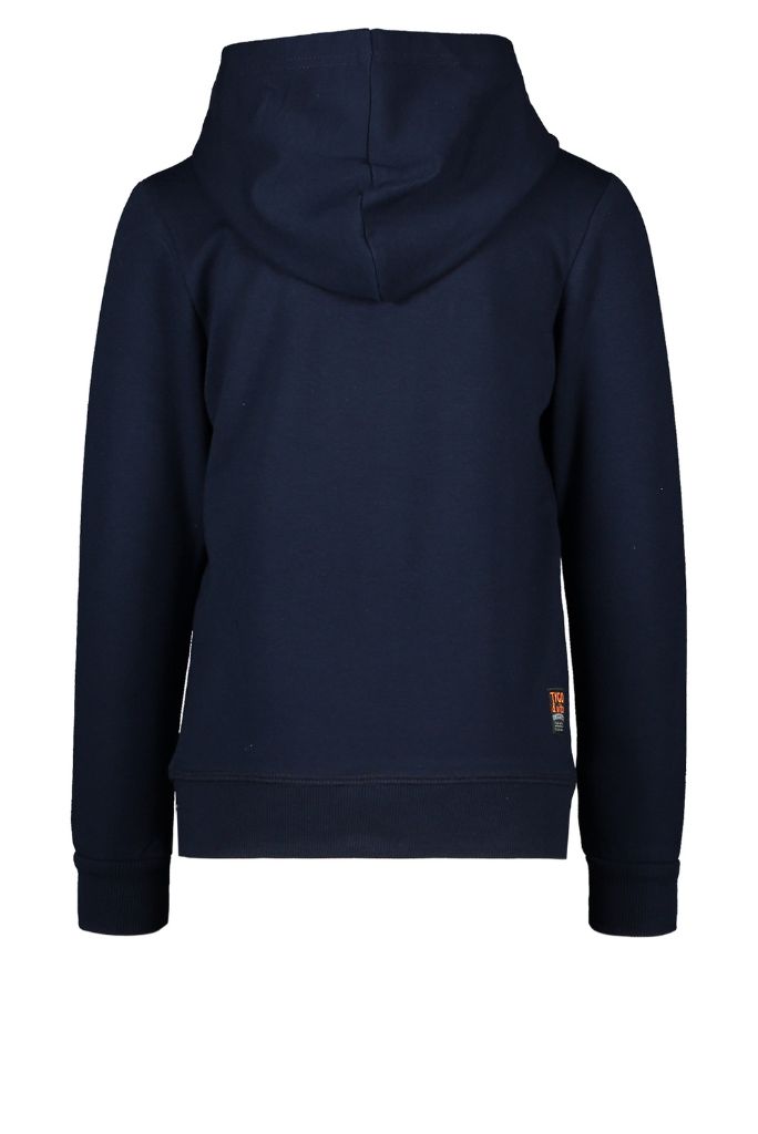 Boys Fleece Navy Hoodie - back