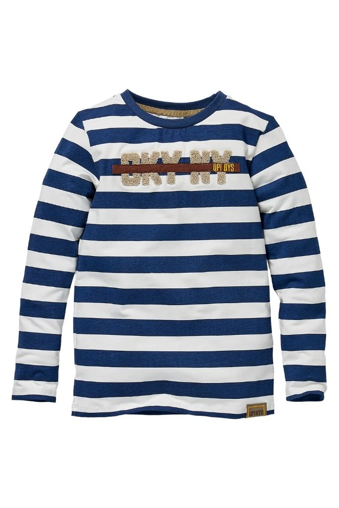 Boys Kaleb Long Sleeve Stripe Tee