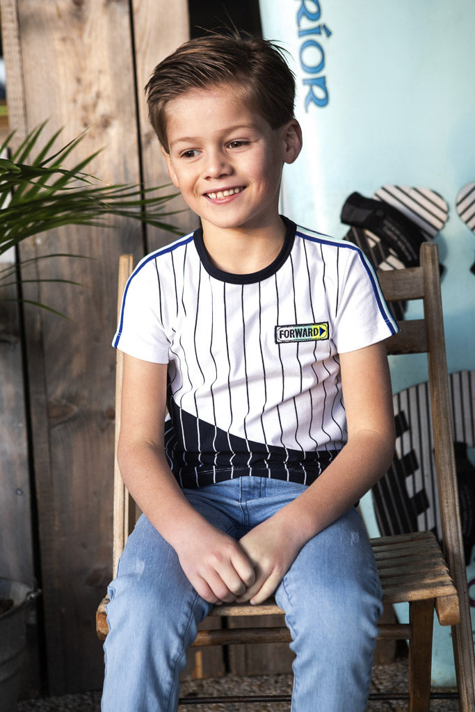 Boys Organic Stripe T-Shirt