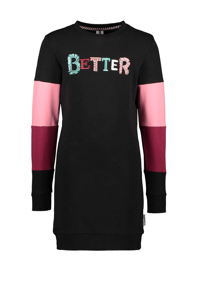 Girls Black Sweater Dress