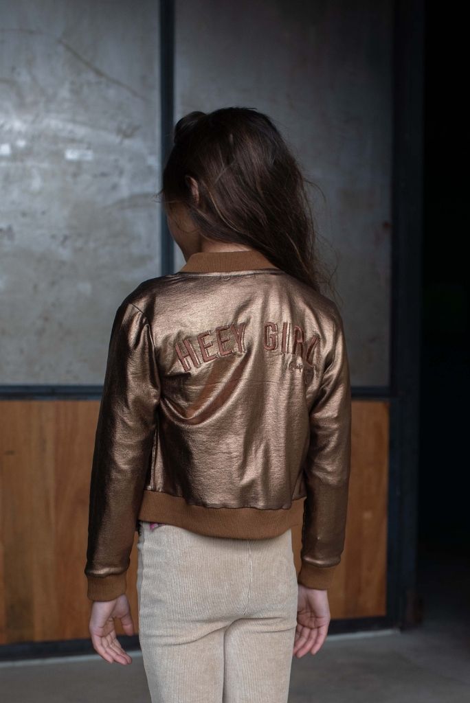 Quapi Girls Kemi Bomber Jacket - back view