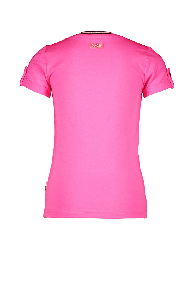 B.Nosy Girls Knock Out Pink Tee